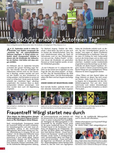 Stadtmagazin Wörgl November 2021