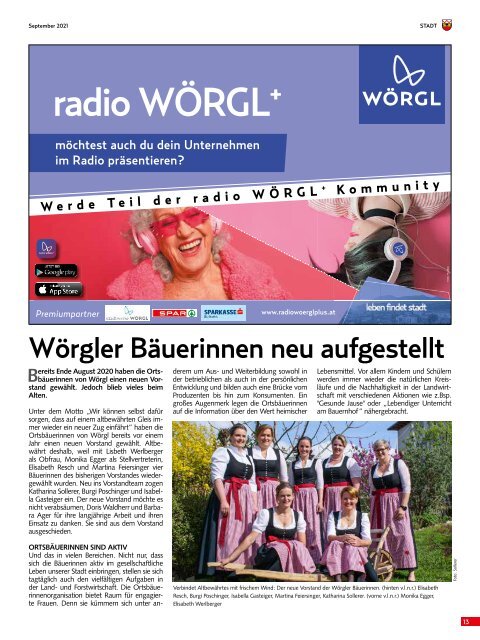 Stadtmagazin Wörgl September 2021