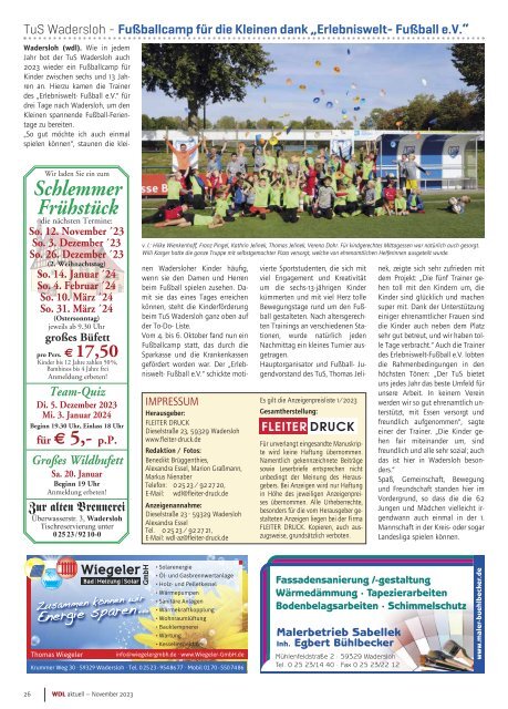 WDL-aktuell November 2023