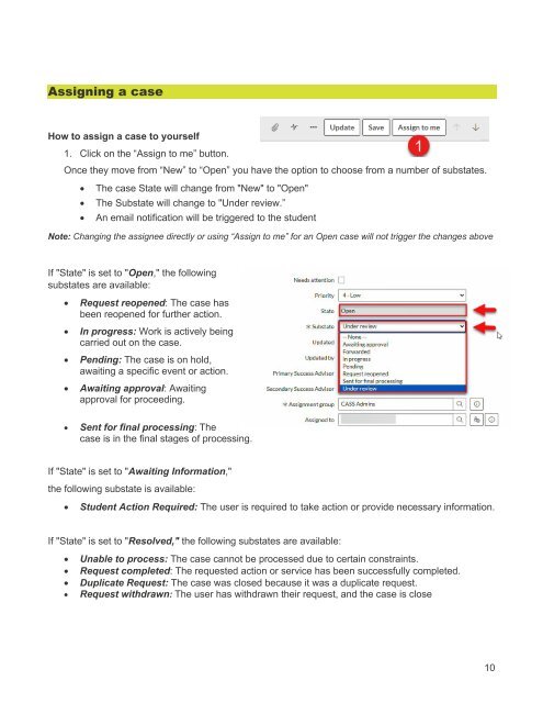 Centennial Access to Student Services (CASS) User Guide