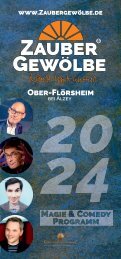Zaubergewölbe Ober-Flörsheim | Programm 2024 Magie & Comedy