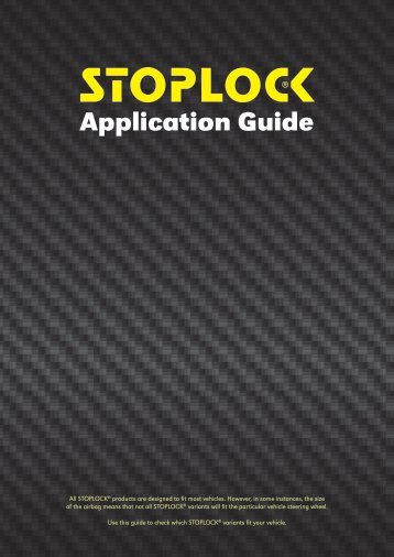 Stoplock Application Guide