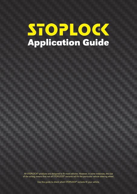 Stoplock Application Guide