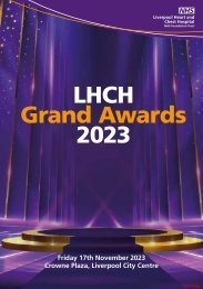 LHCH Grand Awards 2023 Programme