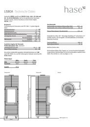 LISbOA ·Technische Daten - Welte Öfen