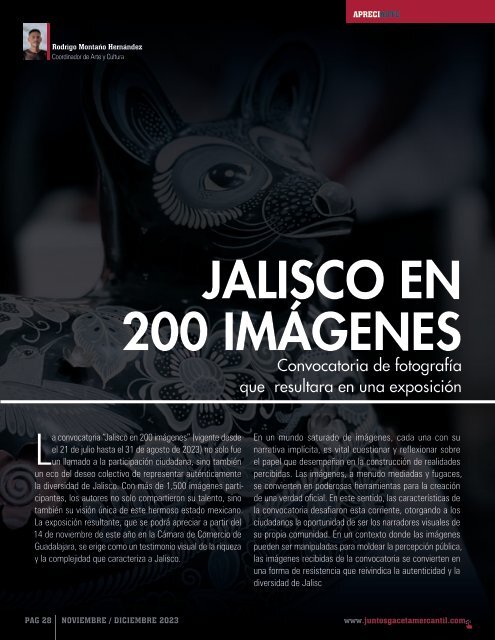 Revista Juntos Noviembre / Diciembre 2023