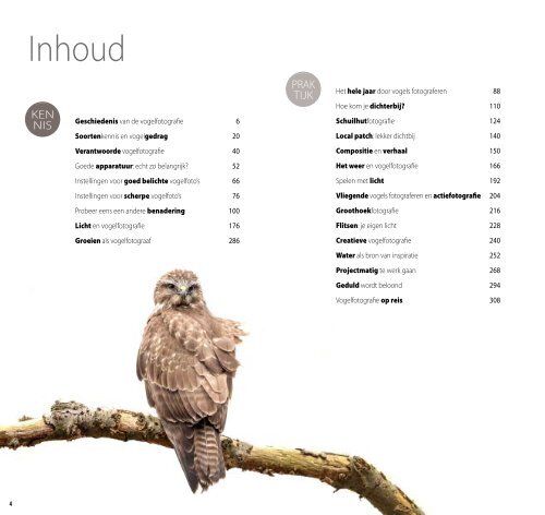 Inkijkexemplaar handboek vogelfotografie