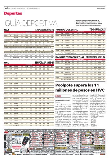 Guía Deportiva 11-11-2023