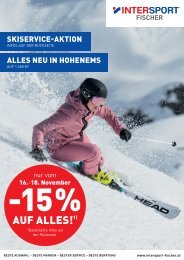 Flugblatt INTERSPORT Fischer Winter -15% v. 14.-16.11.23