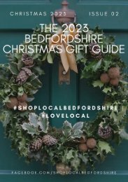 DIGITAL SHOPLOCAL Bedfordshire 2023 Christmas Gift Guide