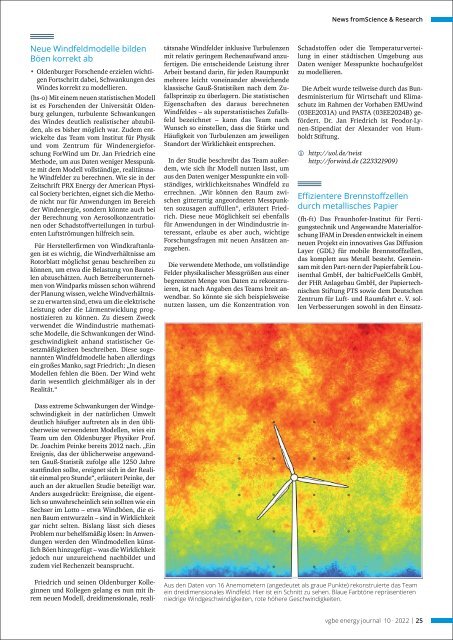 vgbe energy journal 10 (2022) - International Journal for Generation and Storage of Electricity and Heat