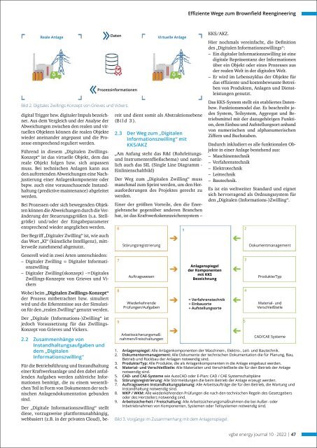 vgbe energy journal 10 (2022) - International Journal for Generation and Storage of Electricity and Heat