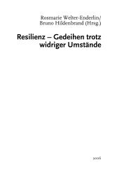 Resilienz – Gedeihen trotz widriger Umstände - Carl-Auer Verlag