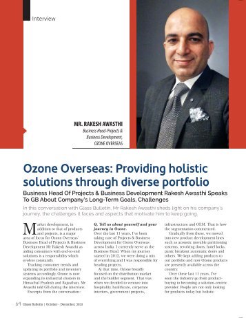 Ozone Overseas: Providing holistic solutions through diverse portfolio