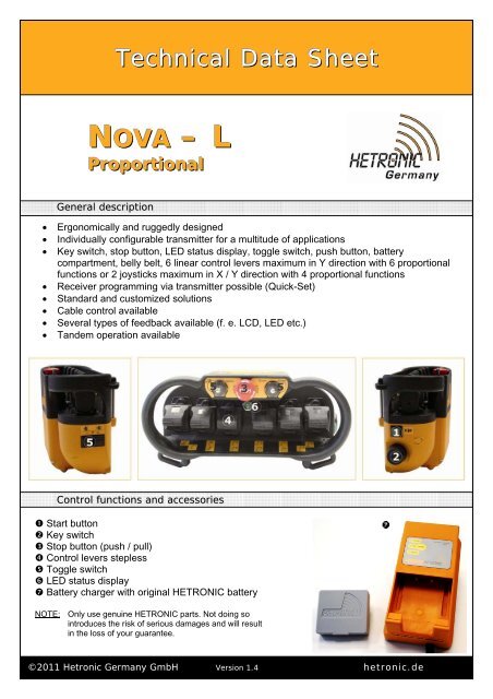 NOVA – L Proportional