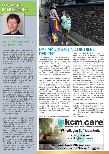 OSE MONT - Schwalmtals Gemeindejournal - Ausgabe November 2023