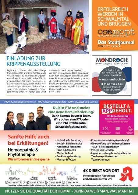 OSE MONT - Schwalmtals Gemeindejournal - Ausgabe November 2023