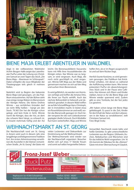 OSE MONT - Schwalmtals Gemeindejournal - Ausgabe November 2023