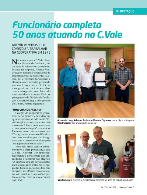 Revista C.Vale Setembro/Outubro de 2023