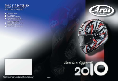 ARAI Preisliste 2010 RX-7 GP Black Frost 729,00 Hopkins ... - Honda