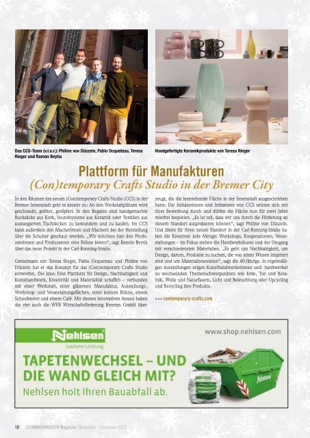 SCHWACHHAUSEN Magazin | November - Dezember 2023