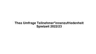 Thea Umfrage Teilnehmer*innenzufriedenheit