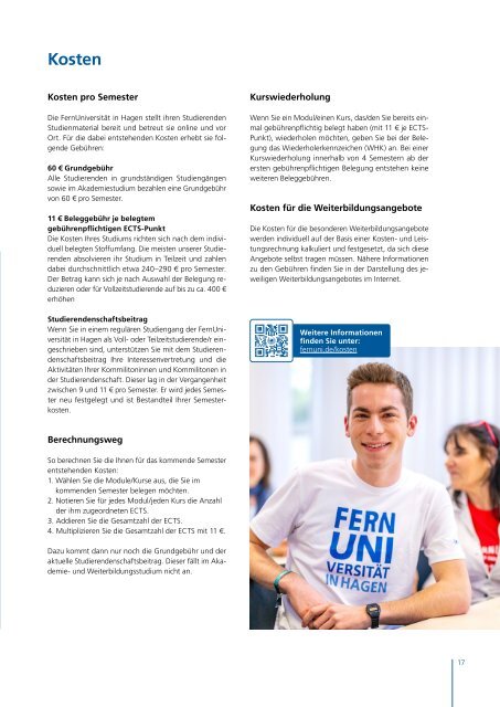 Infobroschüre: Studium an der FernUniversität