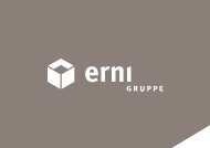 Firmenbroschüre Erni Gruppe
