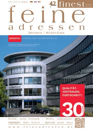 »feine adressen – finest« – Bremen Edition III/2023