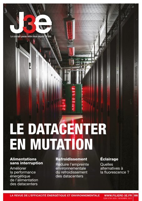 j3e de novembre 2023 : Le datacenter en mutation