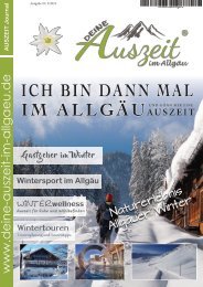 AUSZEIT Allgäu Magazin Ausgabe Nr. 2/2023