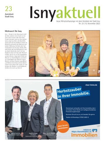 15.11.2023 Isny aktuell