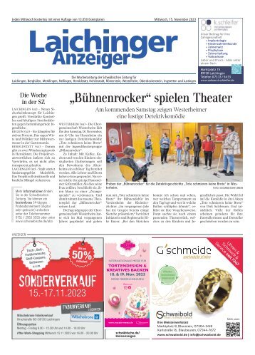 15.11.2023 Laichinger Anzeiger
