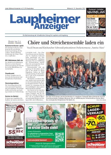 15.11.2023 Laupheimer Anzeiger