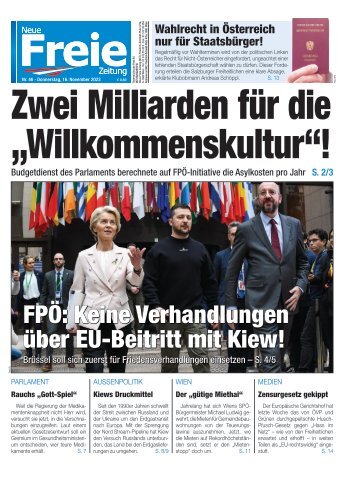 Zwei Milliarden für die „Willkommenskultur“!