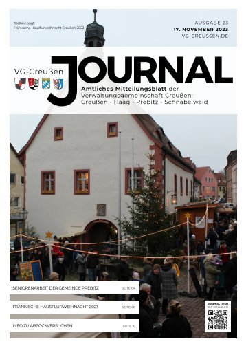 Creußen Journal - Ausgabe 17.11.2023
