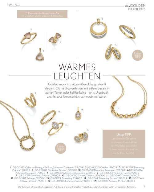 Juwelier Heseler | myTRENDS Herbst-Winter 2023