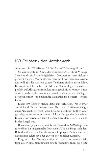 160 Zeichen Literatur - Freitagsspiel