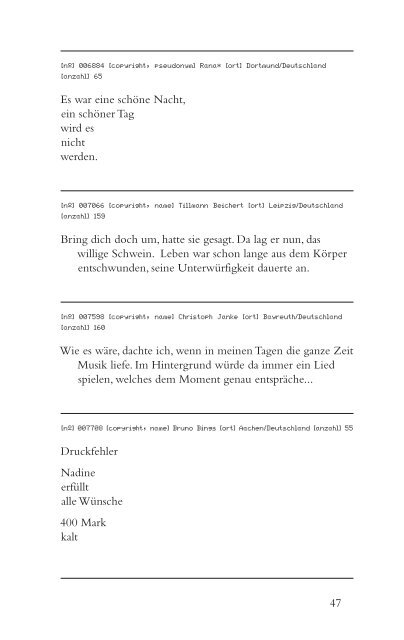 160 Zeichen Literatur - Freitagsspiel