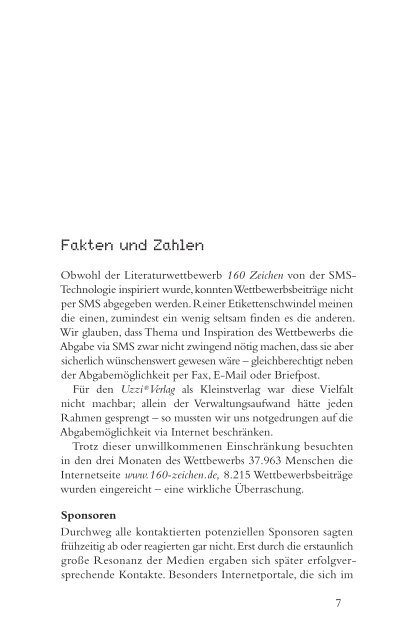 160 Zeichen Literatur - Freitagsspiel