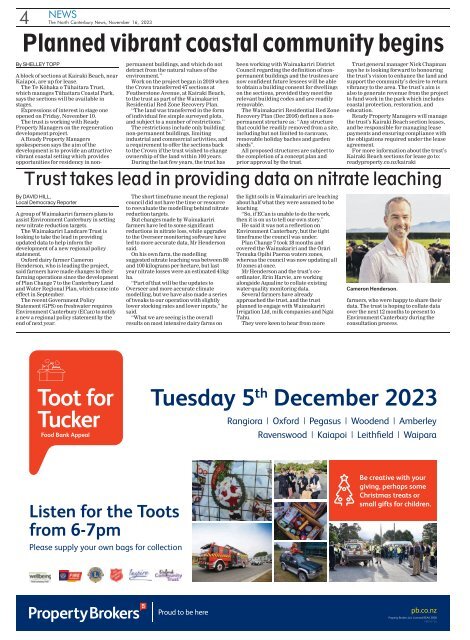 North Canterbury News: November 16, 2023