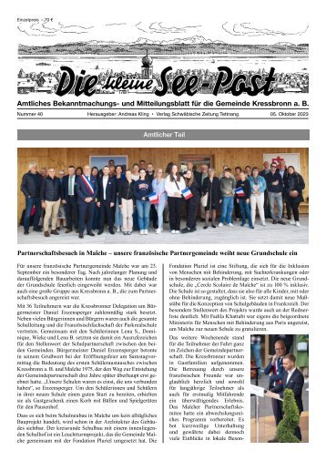 15.11.2023 Die kleine See-Post