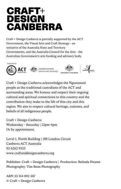 Craft + Design Canberra | 2023 Gift Guide 
