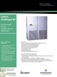 Liebert Challenger M+ - Emerson Network Power