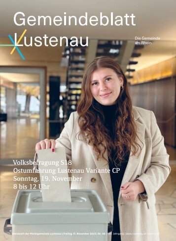 Gemeindeblatt Lustenau Nr. 46 | Freitag, 17. November 2023
