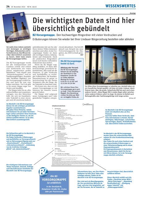 18.11.2023 Lindauer Bürgerzeitung