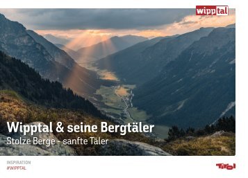 Das Wipptal und seine Bergtäler 