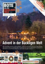 Bote aus der Buckligen Welt November 2023 - Nr. 249