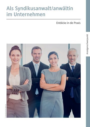 JuS 12/23 Als Syndikusanwalt/anwältin im Unternehmen