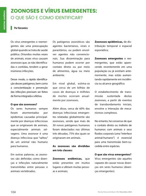 Revista Newslab edição 180